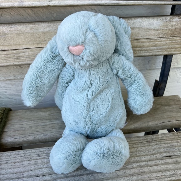 Jellycat Other - Retired - JellyCat Bashful Aqua Bunny 12 inch.